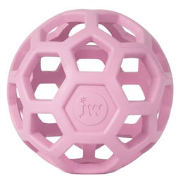 JW Hol-ee Roller Hundespielzeug aus Naturkautschuk Rosa Größe M - 1 Stk. – Bild 1 von 11