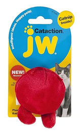 JW Pet Cataction Katzenspielzeug Bad & Good Cuz aus Plüsch mit Catnip in Rot – Bild 1 von 4