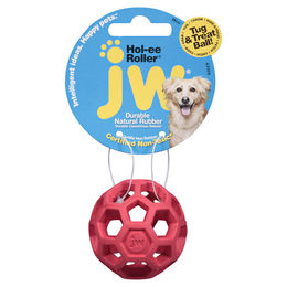 Produktbild von JW PET Hol-ee Roller Ball aus Gummi Shetty Rot Mini