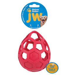 Produktbild von JW PET Hol-ee Roller Wobbler Kauspielzeug aus Gummi in Rot