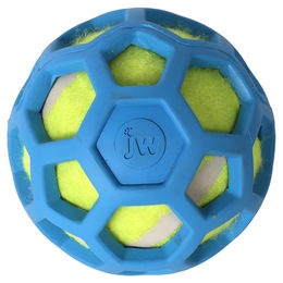 Produktbild von JW PET Hundespielzeug Proten Hol-ee Roller Ball aus Naturkautschuk Blau - 1 Stk.