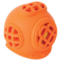 Produktbild von JW Pet Kauspielzeug Helmet Heads Diver Ball aus Gummi für Hunde in Bunt/Orange - 1 Stk.