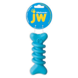 JW PET Sillysounds Spiralknochen Kauspielzeug aus Naturkautschuk Größe L Bunt - 1 Stk. – Bild 1 von 2