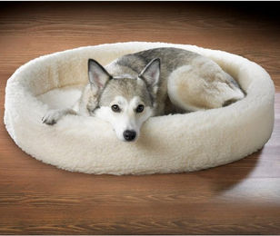 Produktbild von K. & N. Schurwolle Hundekorb Schurwoll-Haustierkuhle