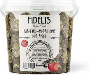 Produktbild von Kabeljau Medaillons mit Apfel (500g-Eimer)