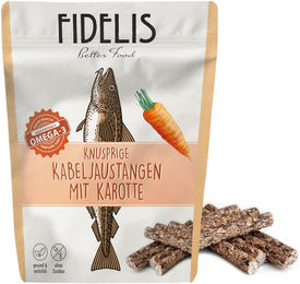 Produktbild von Kabeljaustangen mit Karotte (100g)