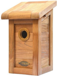 Produktbild von Kai Wiechmann Nistkasten Premium Teak Brutkasten für Gartenvögel