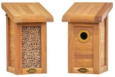 Produktbild von Kai Wiechmann Nistkasten Set aus Teakholz für Bienen und Gartenvögel