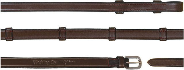 Produktbild von Kandarenzügel mit Lederstegen