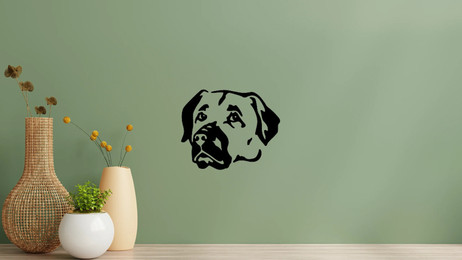 Produktbild von Kangal Kopf Wandtattoo Wandbild Wandsticker Wandaufkleber Wanddekoration
