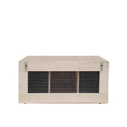 Produktbild von Kaninchen - Transportkiste Holz 3 Abteile - 50er