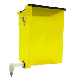 Produktbild von Kaninchen Trinkflasche mit Klappdeckel 1500 ml - Kunststoff - gelb