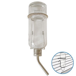 Produktbild von Kaninchen Trinkflasche / Nagertränke aus Glas mit Halterung - 950 ml