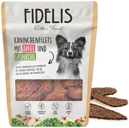 Produktbild von Kaninchenfilets mit Apfel und Grünkohl (100g)