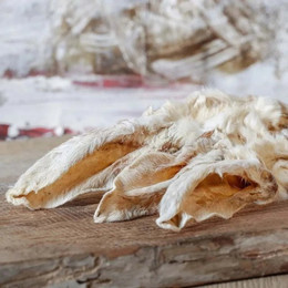 Produktbild von Kaninchenohren mit Fell - 100 g