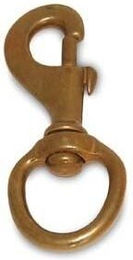 Produktbild von Karabinerhaken für Pferde Messing HFI