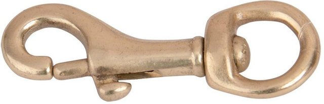 Produktbild von Karabinerhaken für Pferde mit Pumpe Rundauge T de T - 19 mm