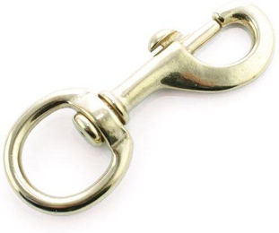 Produktbild von Karabinerhaken für Pferde Umbria Equitazione Lunghina Ottonato 1"" 1/4"