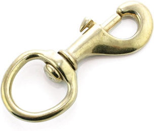 Produktbild von Karabinerhaken für Pferde Umbria Equitazione Lunghina Ottonato 1"""