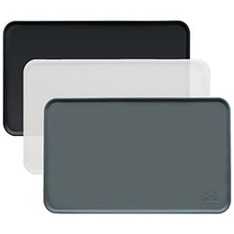 Produktbild von KaraLuna Basic Silikon Napfunterlage 60x40 cm grau - 1 Stk.