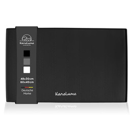 Produktbild von KaraLuna Premium Silikon Napfunterlage 60 x 40 cm Schwarz Eckig - 1 Stk.