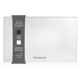 Produktbild von KaraLuna Premium Silikon Napfunterlage 60 x 40 cm Transparent Eckig - 1 Stk.