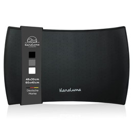 Produktbild von KaraLuna Silikon Napfunterlage 48x30 cm Schwarz - 48 cm
