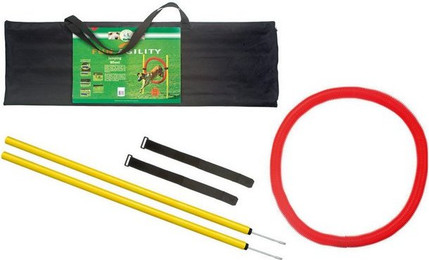 Produktbild von Karlie Agility Reifen Set 60 cm rot-gelb