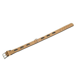 Karlie Art Buffalo Halsband Oak L 70 cm 40 mm XL beige-schwarz – Bild 1 von 2