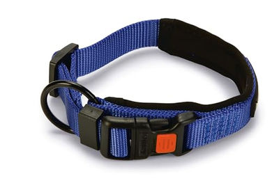 Produktbild von Karlie Art Sportiv Premium Hundehalsband Nylon Blau 30-35 cm