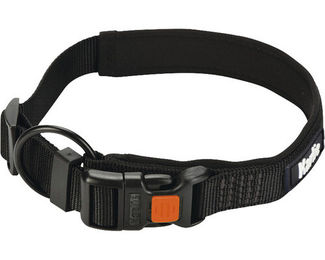 Produktbild von Karlie Art Sportiv Premium Hundehalsband Nylon Schwarz 50-55x2,5 cm