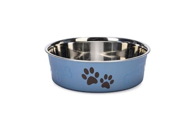Produktbild von Karlie Ascar Hundenapf aus Edelstahl, Blau - 2200 ml