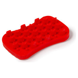 Produktbild von Karlie Bürste pet+me rot festes Silikon für größere Tiere mit langem Haar