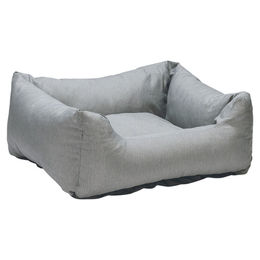 Produktbild von Karlie Charly Hundebett Hellgrau 80x70x25 cm