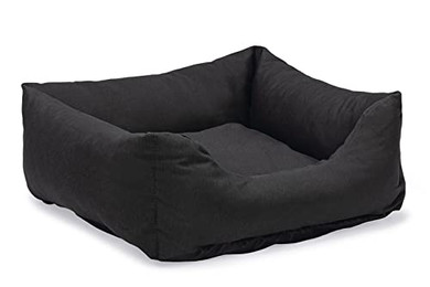 Produktbild von Karlie Charly Hundebett Schwarz 65x60x20 cm