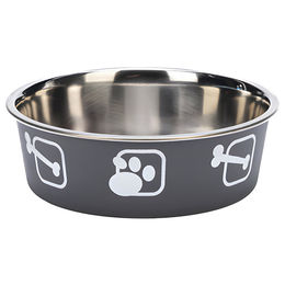 Produktbild von Karlie Fressnapf Edelstahl Ascar Kena 450 ml grau - 450 ml