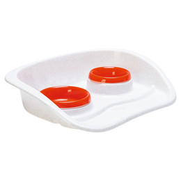 Produktbild von Karlie Futterbar Butler mit zwei Näpfen - 0,3 l