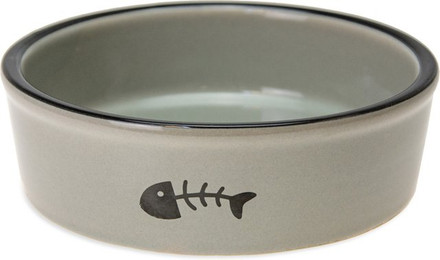 Produktbild von Karlie Futternapf Katzennapf Keramik II grau - 450 ml