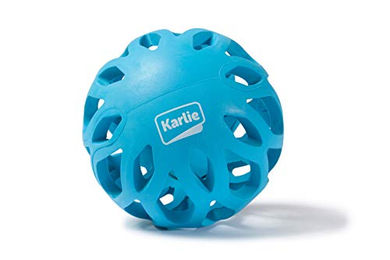 Karlie Gitterspielball Koko aus Gummi, ø 11 cm, blau - 1 Stk. – Bild 1 von 4