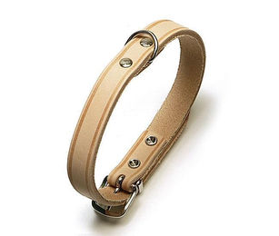 Produktbild von Karlie Hunde-Halsband Rondo genietet Natur 25mm 70cm