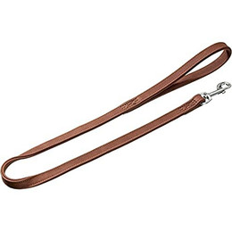 Produktbild von Karlie Hundeleine Buffalo aus Kalbsleder, Braun, 110 cm - 110 cm