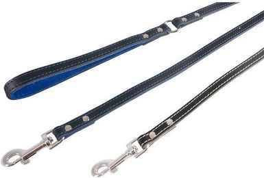 Produktbild von Karlie Hundeleine Karlie Leine Chic - 100 cm / 18 mm Farbe: Schwarz/Blau