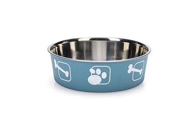 Produktbild von Karlie Hundenapf Edelstahl Ascar Kena blau - 2200 ml