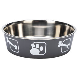 Produktbild von Karlie Hundenapf Edelstahl Ascar Kena grau, Volumen: 1500 ml