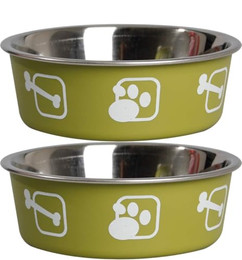 Produktbild von Karlie Hundenapf Edelstahl Ascar Kena grün - 0,5 l