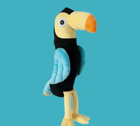 Karlie Hundespielzeug Plüsch Vogel Tukan - 1 Stk. – Bild 1 von 3