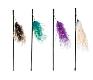 Produktbild von Karlie Katzenangel Straussfedern Katzenspielzeug