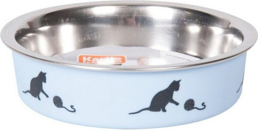 Produktbild von Karlie Katzennapf Ascar Edelstahl blau - 160 ml