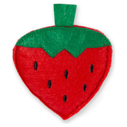 Karlie Katzenspielzeug Erdbeere aus Textil – Bild 1 von 4