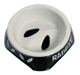 Produktbild von Karlie Keramiknapf schwarz-weiß für Nager - 250 ml